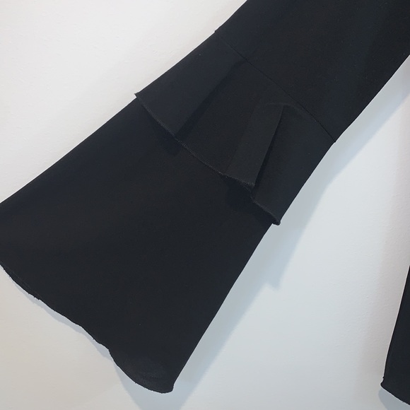 NEW! NSR Long Sleeved layered Black Top - Picture 3 of 8